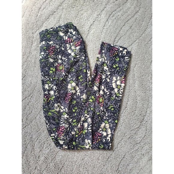 LuLaRoe Pants - Lularoe Leggings One Size Floral Pattern
